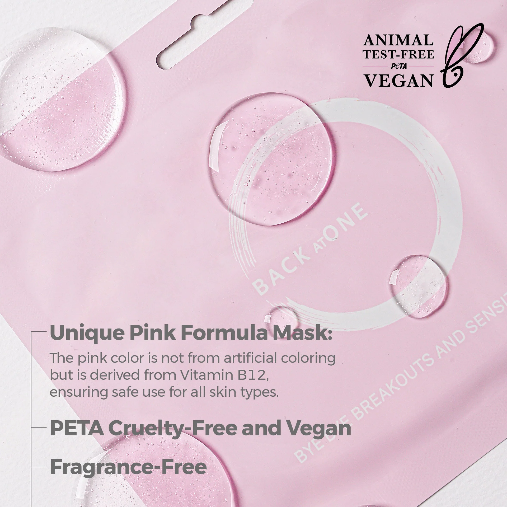 Back at One Bye Bye Breakouts and Sensitivity Facial Sheet Mask - Image 8