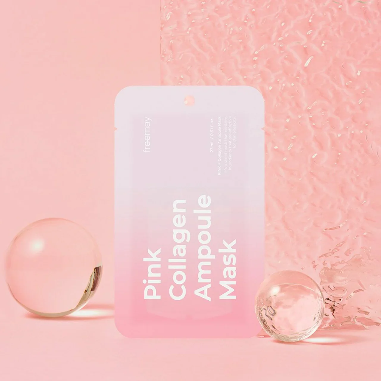 Freemay Pink Collagen Ampoule Mask - Image 3