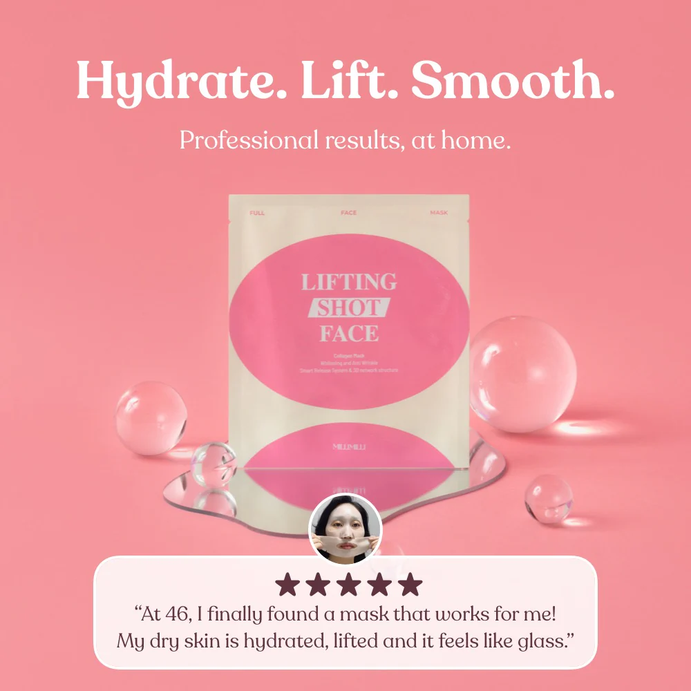 MilliMilli Hydrogel Lifting Collagen Mask - Image 3