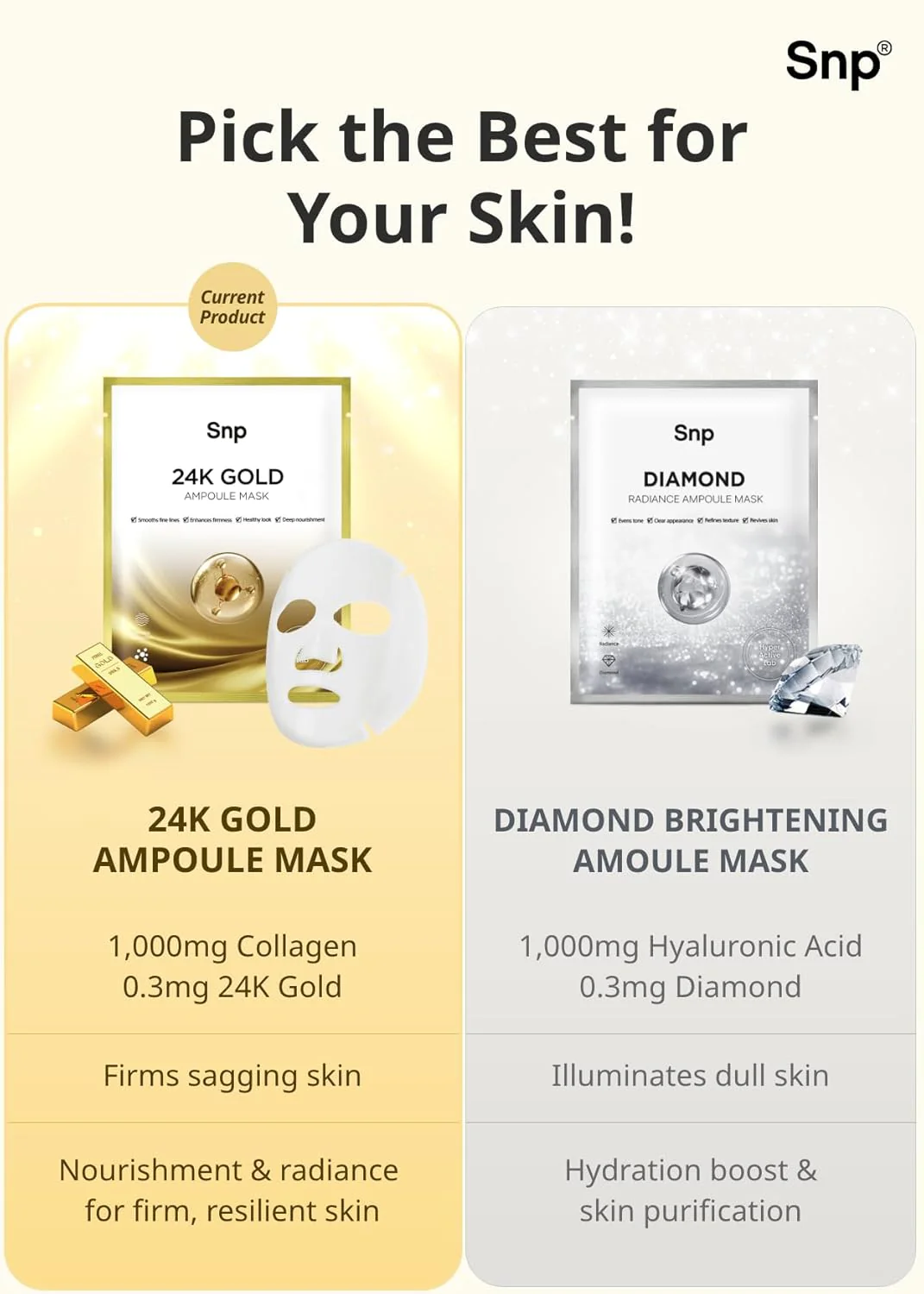 SNP Diamond Shining Moisture Ampoule Mask - Image 8